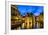 France, Rh™ne-Alpes, Haute-Savoie, Annecy, River Thiou, Old Town, Palais De L'Isle-Udo Siebig-Framed Photographic Print