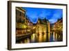 France, Rh™ne-Alpes, Haute-Savoie, Annecy, River Thiou, Old Town, Palais De L'Isle-Udo Siebig-Framed Photographic Print