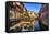 France, Rh™ne-Alpes, Haute-Savoie, Annecy, River Thiou, Old Town-Udo Siebig-Framed Stretched Canvas