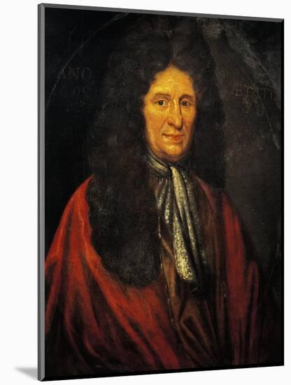 France, Rheims, Portrait of Jean De La Fontaine-null-Mounted Giclee Print