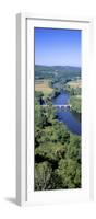 France River Dordogne and Bridge-null-Framed Photographic Print