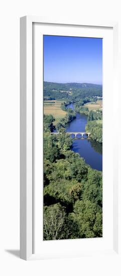 France River Dordogne and Bridge-null-Framed Photographic Print