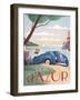 France Riviera-Martin Wickstrom-Framed Giclee Print