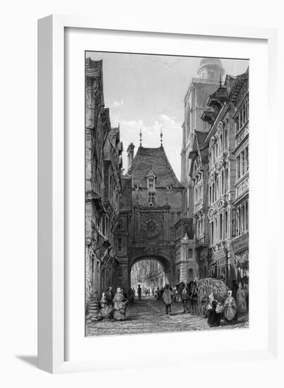 France Rouen-Thomas Allom-Framed Art Print