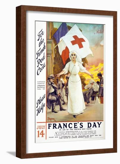 France's Day, 1915-null-Framed Giclee Print