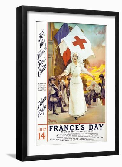 France's Day, 1915-null-Framed Giclee Print