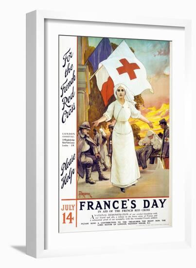 France's Day, 1915-null-Framed Giclee Print