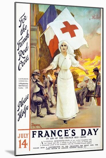 France's Day, 1915-null-Mounted Giclee Print