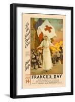 France's Day, Please Help-Amedee Forestier-Framed Art Print