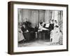 France, Saint-Germain-En-Laye, Claude Debussy and Family at their Luzancy House-null-Framed Giclee Print