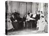 France, Saint-Germain-En-Laye, Claude Debussy and Family at their Luzancy House-null-Stretched Canvas