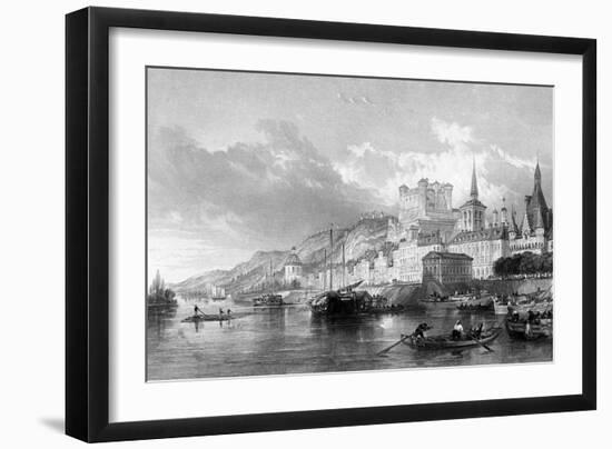 France Saumur-Thomas Allom-Framed Art Print