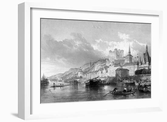 France Saumur-Thomas Allom-Framed Art Print