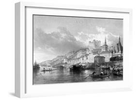 France Saumur-Thomas Allom-Framed Art Print