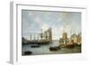 France, Ships in La Rochelle Harbor in 1849-Edouard Vuillard-Framed Giclee Print