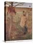 France, Small; Girl; Fauvette; Cow; Rural; Poor; Clothing-Jules Bastien-Lepage-Stretched Canvas