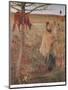 France, Small; Girl; Fauvette; Cow; Rural; Poor; Clothing-Jules Bastien-Lepage-Mounted Giclee Print