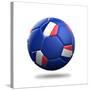 France Soccer Ball-pling-Stretched Canvas