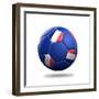 France Soccer Ball-pling-Framed Premium Giclee Print