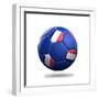 France Soccer Ball-pling-Framed Premium Giclee Print