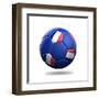 France Soccer Ball-pling-Framed Art Print