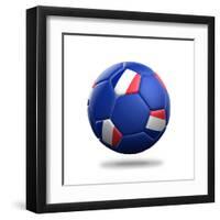 France Soccer Ball-pling-Framed Art Print