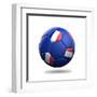 France Soccer Ball-pling-Framed Art Print