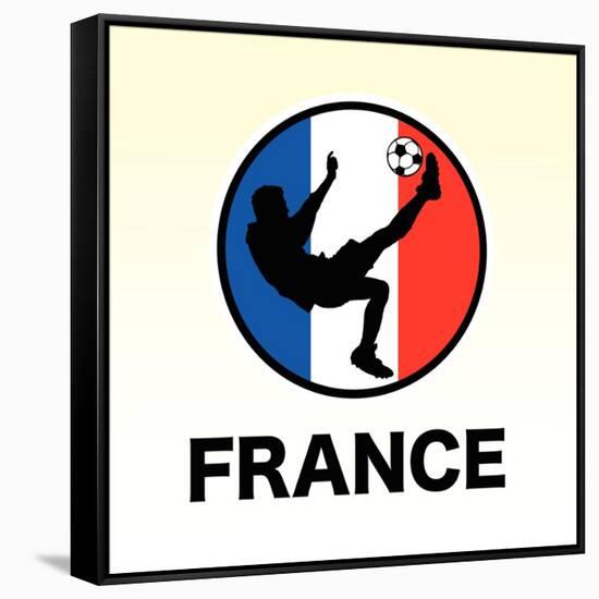 France Soccer-null-Framed Stretched Canvas