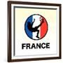 France Soccer-null-Framed Giclee Print