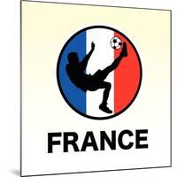 France Soccer-null-Mounted Giclee Print