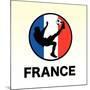 France Soccer-null-Mounted Giclee Print
