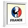 France Soccer-null-Framed Giclee Print