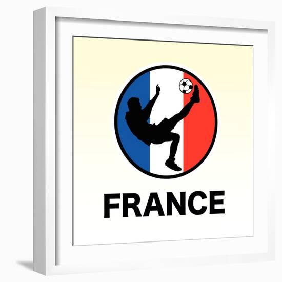 France Soccer-null-Framed Premium Giclee Print