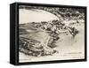 France - St Servan-Sur-Mer - Aerial View of the Town Taken from an Aeroplane-null-Framed Stretched Canvas