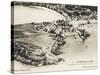 France - St Servan-Sur-Mer - Aerial View of the Town Taken from an Aeroplane-null-Stretched Canvas