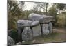 France, Surroundings of Carnac, Prehistoric Megalithic Stone Alignments, Mane-Kerioned Dolmen-null-Mounted Giclee Print