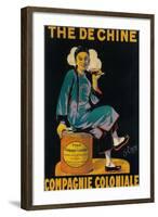 France - The De Chine, Colonial Company Promotional Poster-Lantern Press-Framed Art Print