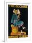 France - The De Chine, Colonial Company Promotional Poster-Lantern Press-Framed Art Print