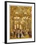 France, the Foyer of the Paris Opera in 1875-null-Framed Giclee Print