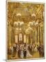 France, the Foyer of the Paris Opera in 1875-null-Mounted Giclee Print