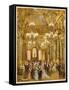 France, the Foyer of the Paris Opera in 1875-null-Framed Stretched Canvas