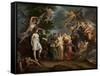 France Triumphant Encouraging the Sciences and the Arts During the War, 1794-Charles Meynier-Framed Stretched Canvas