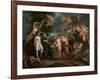 France Triumphant Encouraging the Sciences and the Arts During the War, 1794-Charles Meynier-Framed Giclee Print