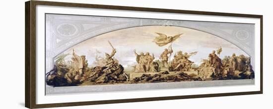 France under the Capetiens, Valois and the Bourbons, 1856-Henri Lehmann-Framed Giclee Print