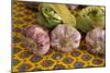 France, Vaucluse, Lourmarin. Garlic at the Friday Market-Kevin Oke-Mounted Photographic Print