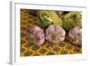 France, Vaucluse, Lourmarin. Garlic at the Friday Market-Kevin Oke-Framed Photographic Print