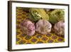 France, Vaucluse, Lourmarin. Garlic at the Friday Market-Kevin Oke-Framed Photographic Print