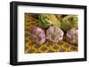 France, Vaucluse, Lourmarin. Garlic at the Friday Market-Kevin Oke-Framed Photographic Print