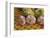 France, Vaucluse, Lourmarin. Garlic at the Friday Market-Kevin Oke-Framed Photographic Print