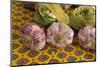 France, Vaucluse, Lourmarin. Garlic at the Friday Market-Kevin Oke-Mounted Photographic Print